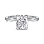 925 Silver Engagement Ring with Premium 2ct 8A Zircon - Jewelry - EM Accessories - 925 silver - new - SILVER-0034-6-RING