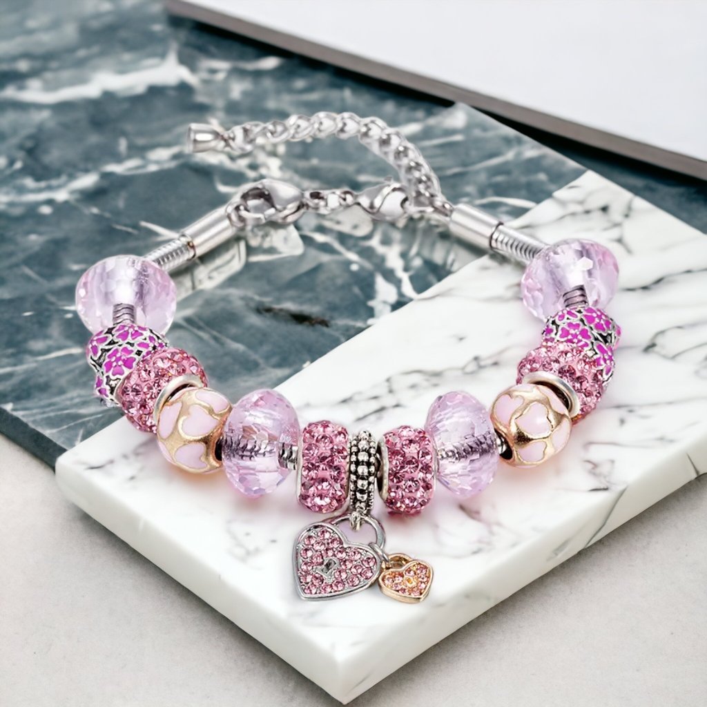 Bracelet Pink - Jewelry - EM Accessories - new - Stainless Steel - P0495S