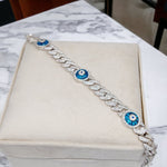 Bracelet Blue Flower - Jewelry - EM Accessories - 925 silver - new - P0562S