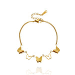 Bracelet Butterflies - Jewelry - EM Accessories - Stainless Steel - women - P0048S