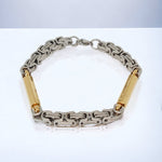 Bracelet Square Byzantine Chain - Jewelry - EM Accessories - men - Stainless Steel - P0123S
