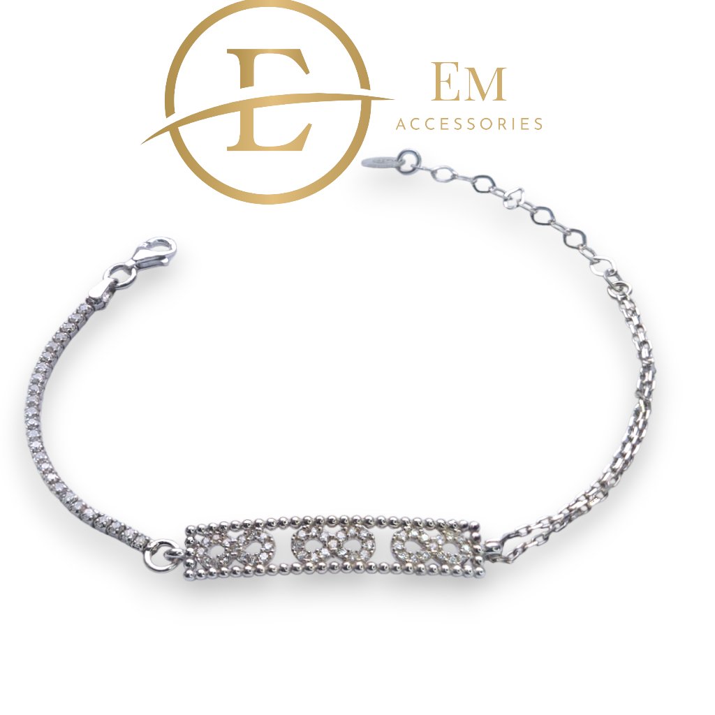 Bracelet Tennis Infinity - Jewelry - EM Accessories - 925 silver - new - P0575S