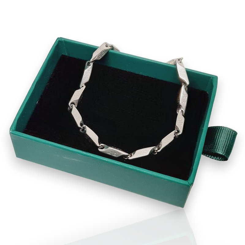 Bracelet Tile Chain - Jewelry - EM Accessories - men - Stainless Steel - P0138S