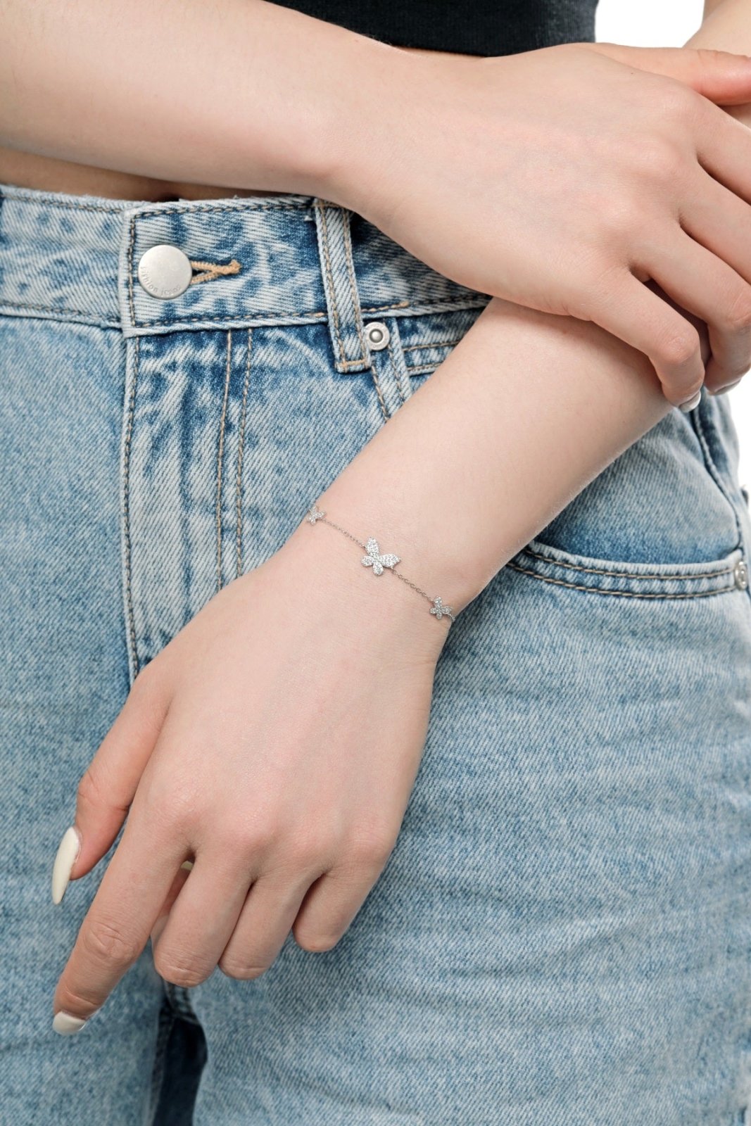 Butterfly Silver Bracelet - Jewelry - EM Accessories - 925 silver - new -