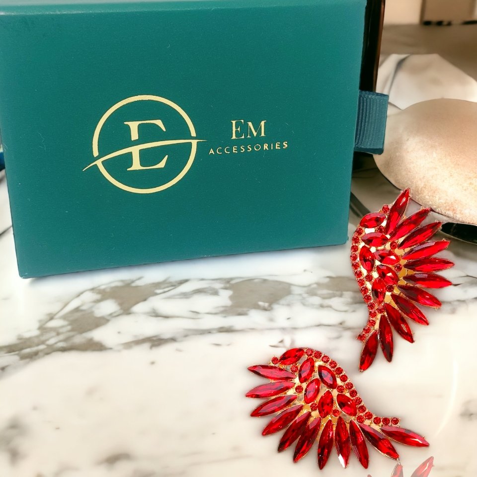 Earrings Angel Wings - Jewelry - EM Accessories - fashionjewelry - new - P0452S