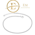 Necklace Silver Tennis - Jewelry - EM Accessories - 925 silver - new - P0598S