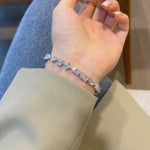 Silver 925 Bracelet, luxurious stones, zircon - Jewelry - EM Accessories - 925 silver - new -