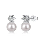 Silver 925 Earrings - fresh water pearls - Jewelry - EM Accessories - 925 silver - new -