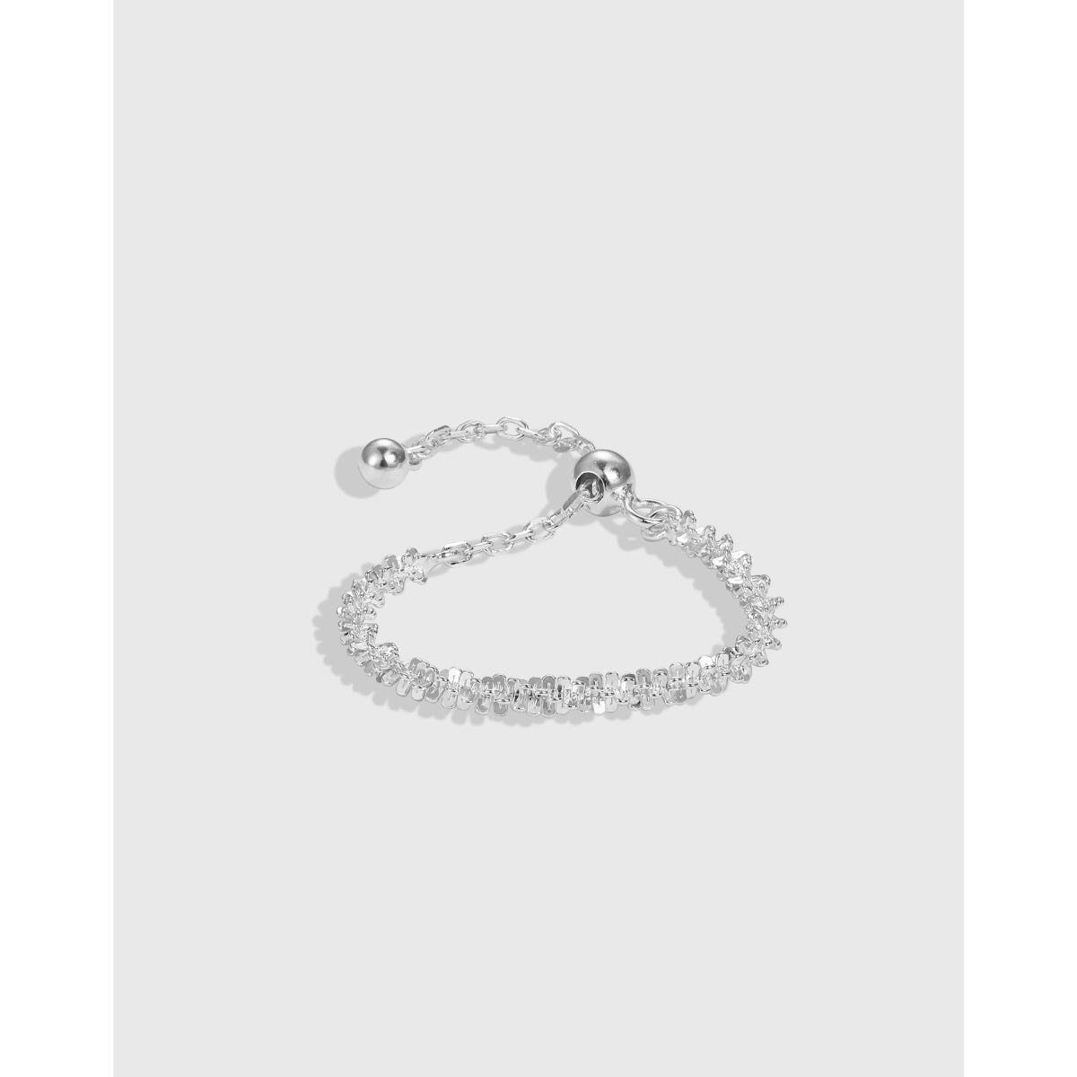 Women's 925 Silver Chain Ring Simple Adjustable Size - Jewelry - EM Accessories - 925 silver - new - SILVER-0015-RING