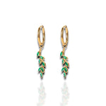 Women's Hanging Earrings Ivy - Jewelry - EM Accessories - new - Stainless Steel - SSTEEL-0029-GRE-EAR