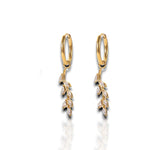 Women's Hanging Earrings Ivy - Jewelry - EM Accessories - new - Stainless Steel - SSTEEL-0029-WHI-EAR