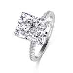 Women's Premium Silver Engagement Ring With 8A 5.5ct Zircon Stone - Jewelry - EM Accessories - 925 silver - new - SILVER-0036-6-RING