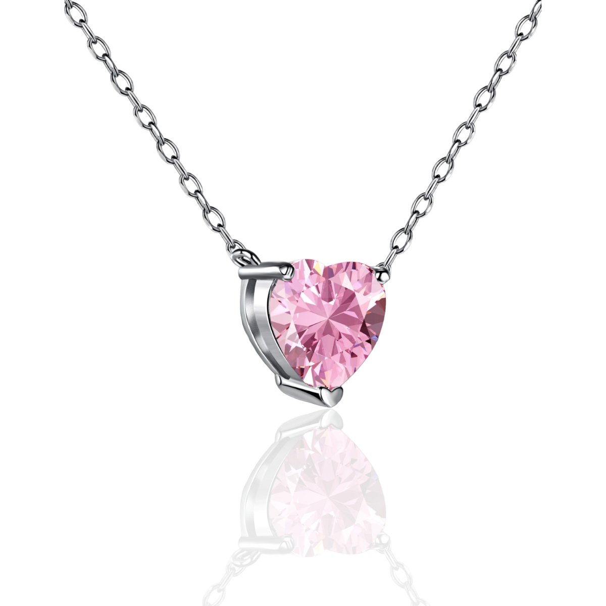 Women's Silver Necklace Barbie With Cubic Zircon - Jewelry - EM Accessories - 925 silver - new - SILVER-0033-NLC